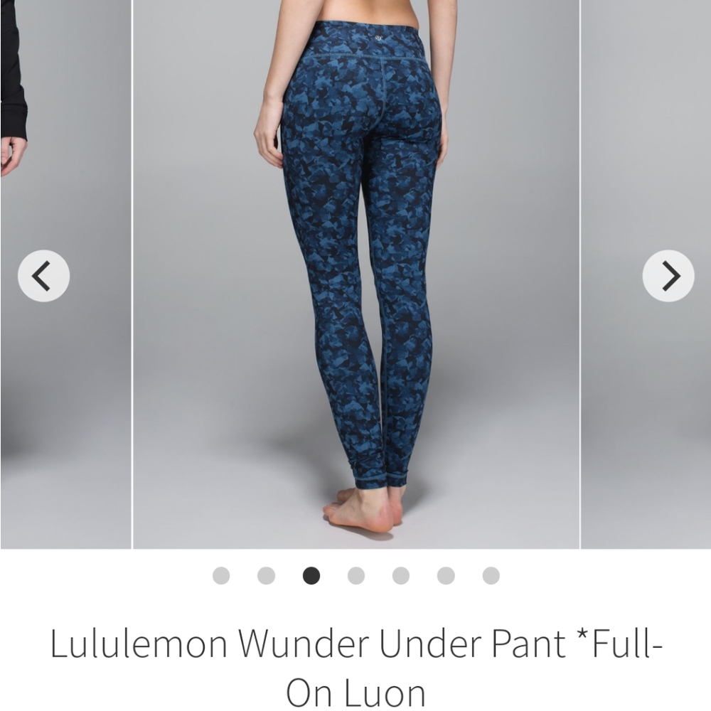 Lululemon Mid Rise Wunder Under EUC